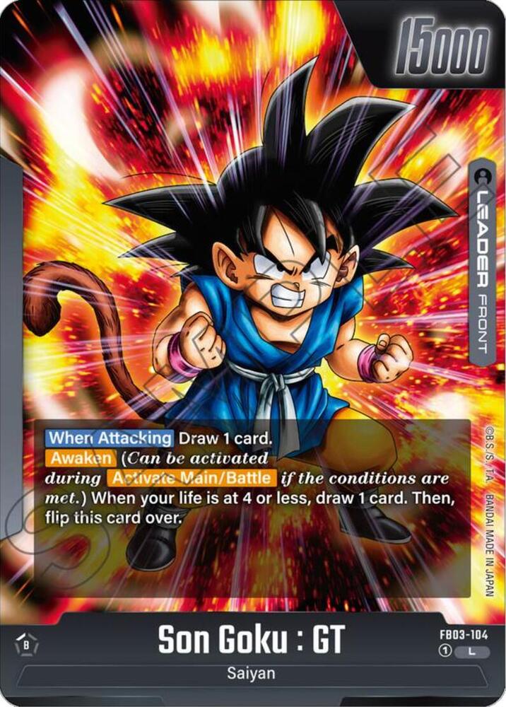 Son Goku : GT - FB03-104 (Back)