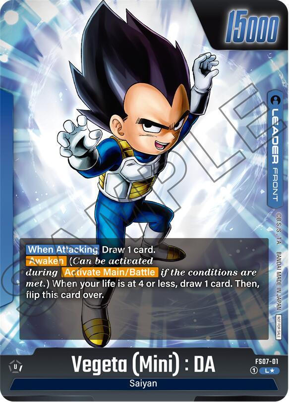 Vegeta (Mini) : DA (Gold) (Back)