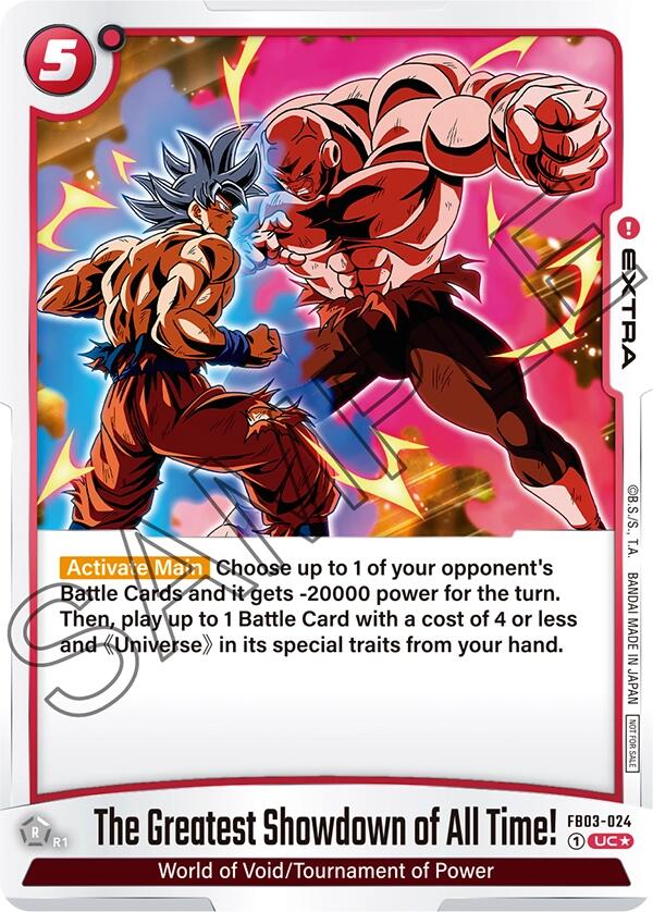 The Greatest Showdown of All Time! (Tournament Pack 04)