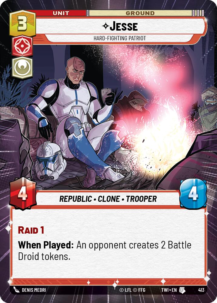 Jesse - Hard-Fighting Patriot (Hyperspace)