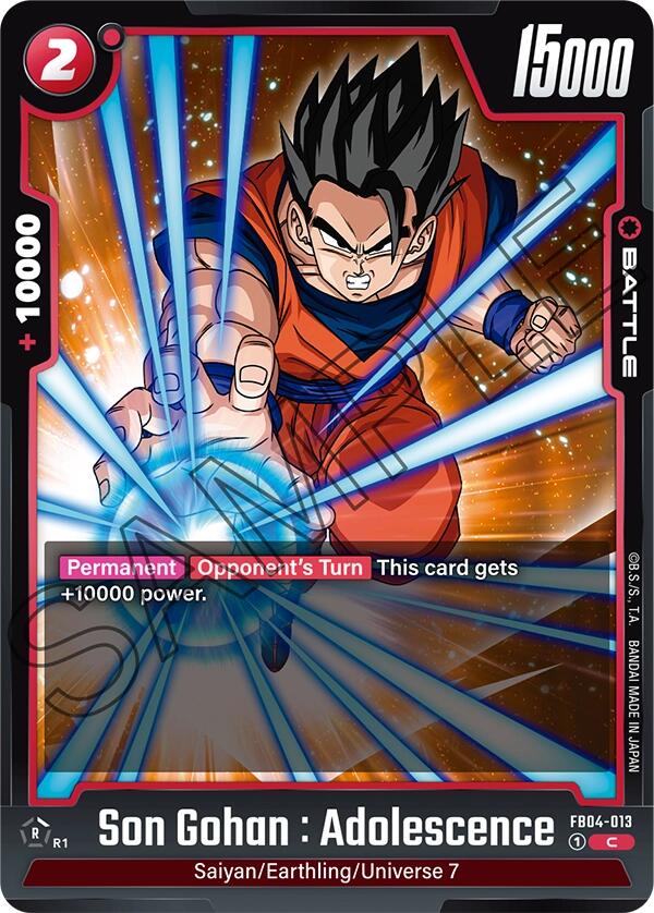 Son Gohan : Adolescence - FB04-013
