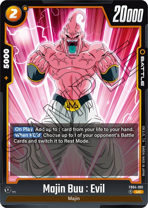 Majin Buu : Evil - FB04-091