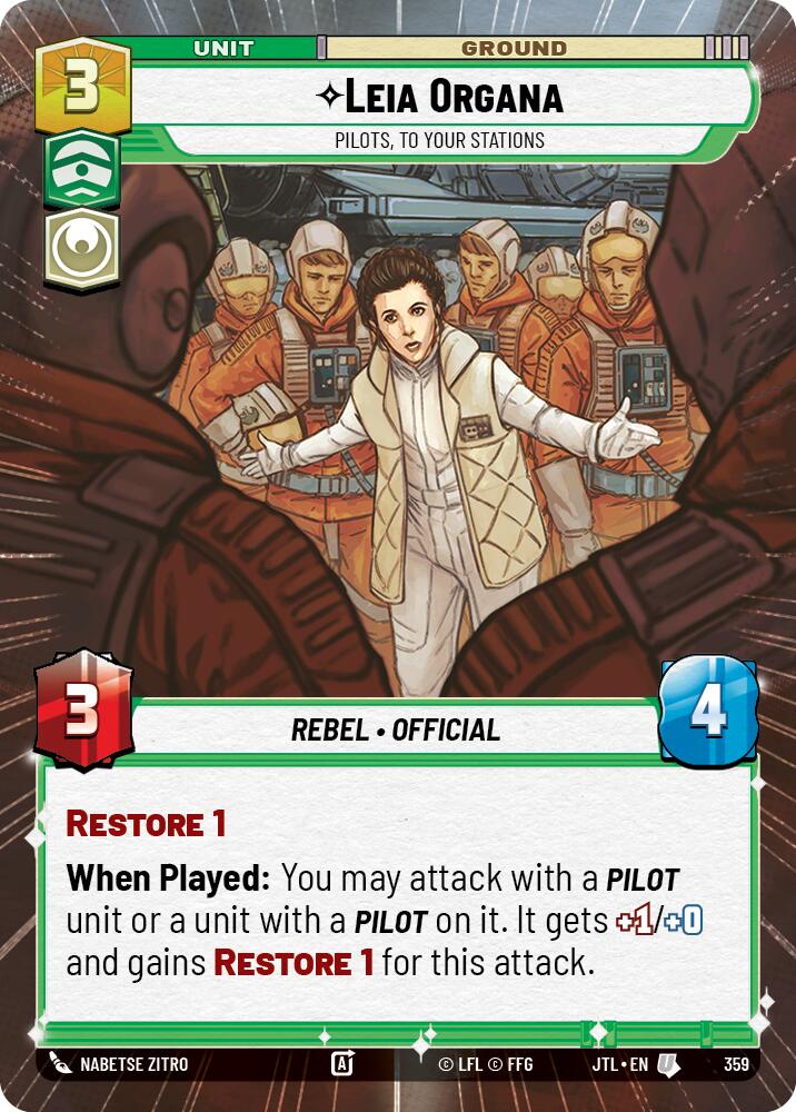 Leia Organa - Pilots, To Your Stations (Hyperspace)