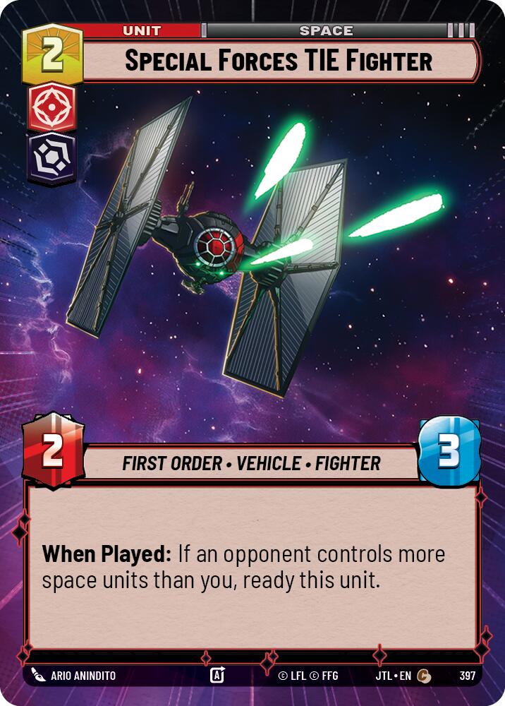 Special Forces TIE Fighter (Hyperspace)