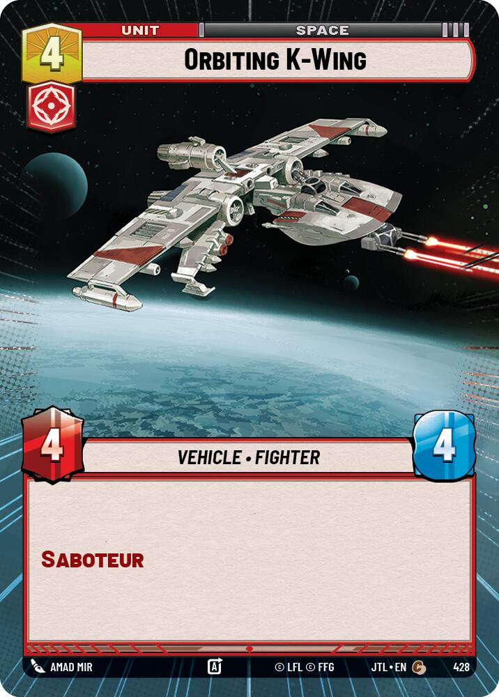 Orbiting K-Wing (Hyperspace)