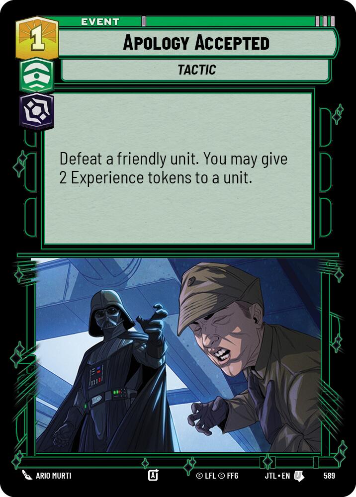 Apology Accepted (Foil)