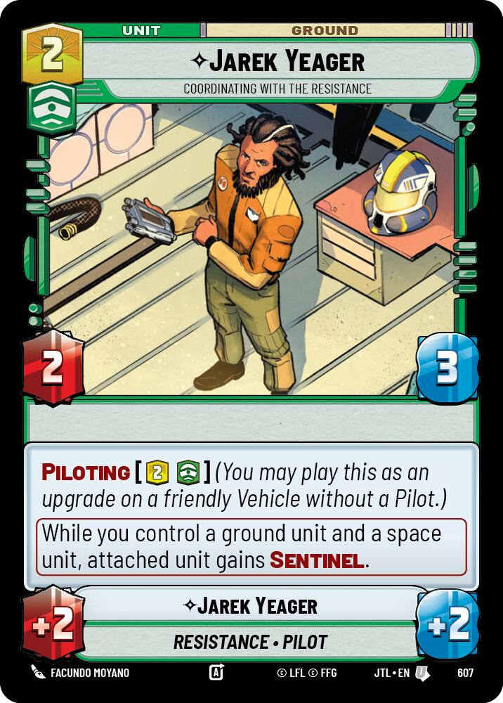 Jarek Yeager - Coordinating With The Resistance (Foil)