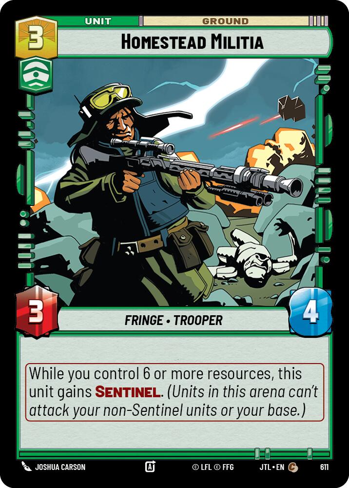 Homestead Militia (Foil)
