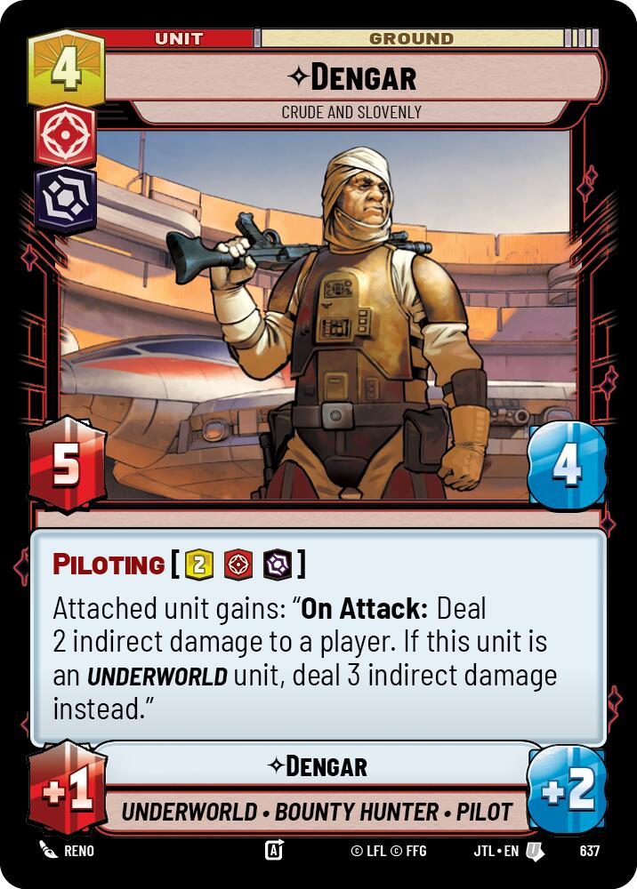 Dengar - Crude and Slovenly (Foil)