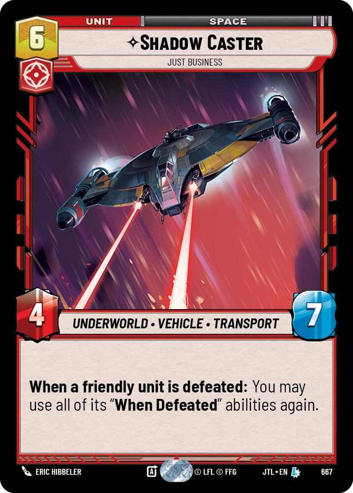 Shadow Caster - Just Business (Foil)