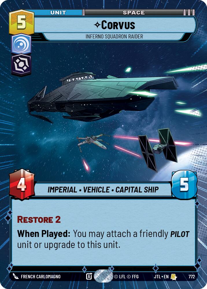 Corvus - Inferno Squadron Raider (Hyperspace Foil)