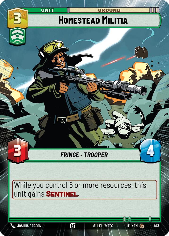 Homestead Militia (Hyperspace Foil)