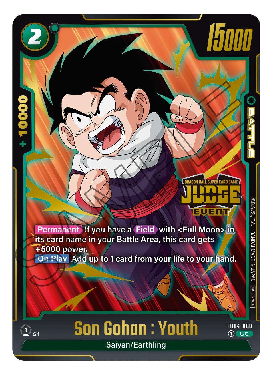 Son Gohan : Youth (Judge Pack (Event Judge) 03)
