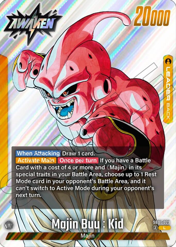 Majin Buu : Evil // Majin Buu : Kid - SB01-029