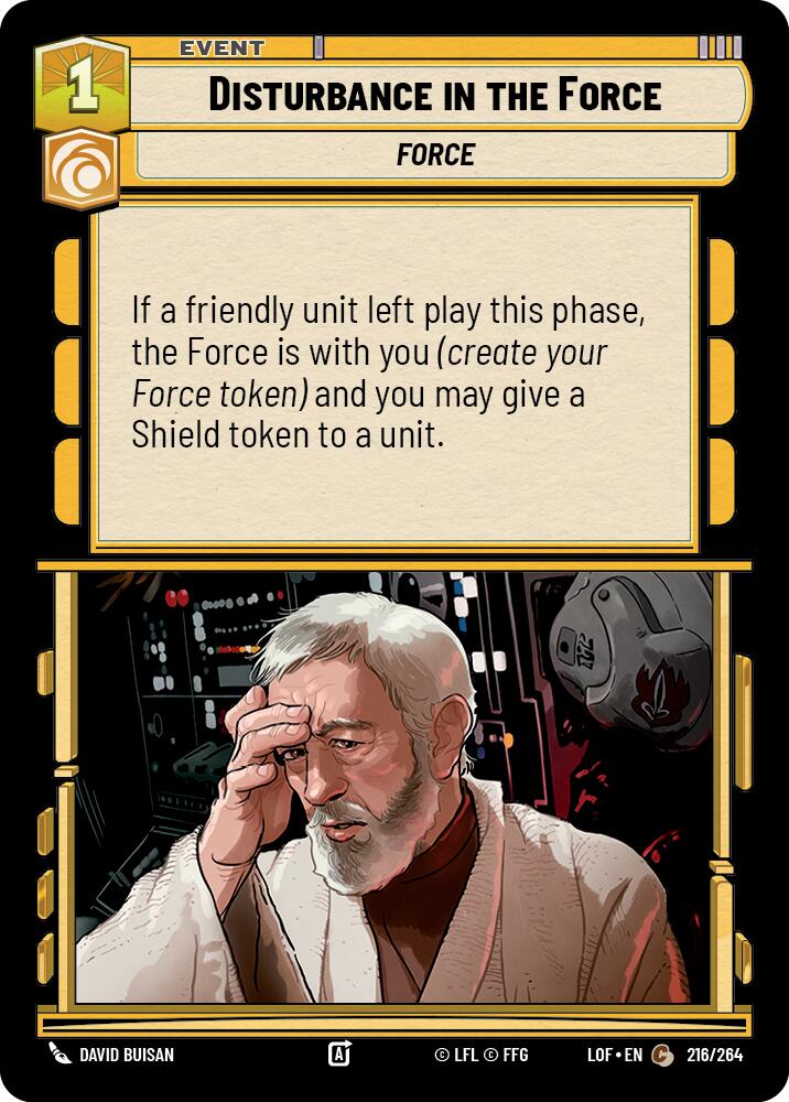 Disturbance in the Force