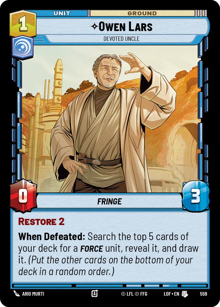 Owen Lars - Devoted Uncle (Foil)