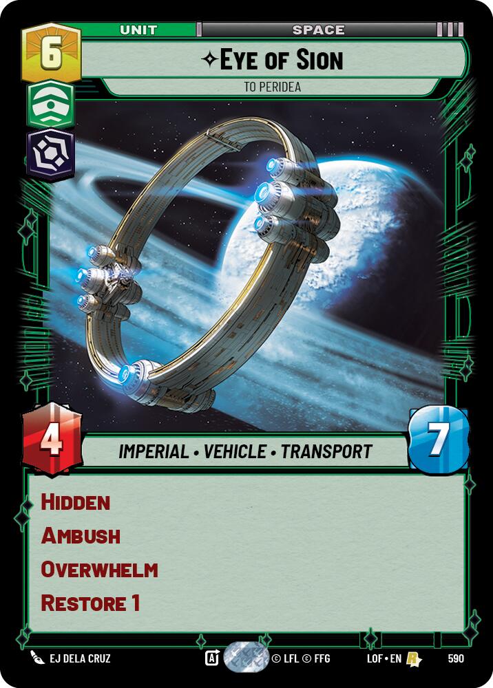 Eye of Sion - To Peridea (Foil)