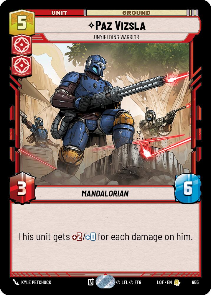Paz Vizsla - Unyielding Warrior (Foil)