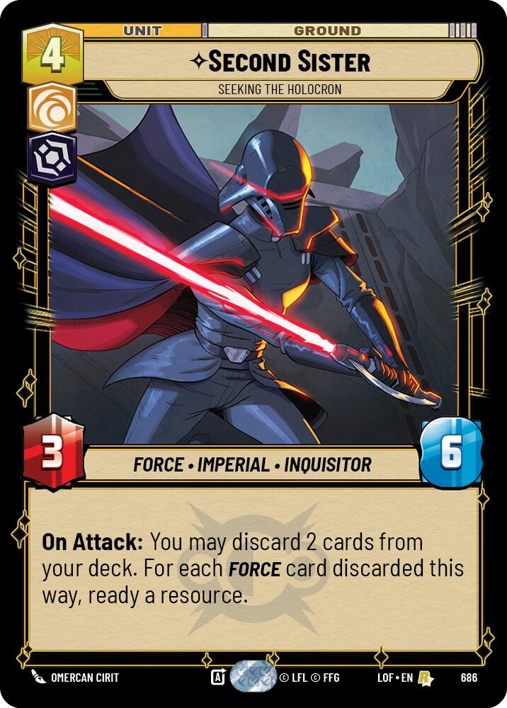 Second Sister - Seeking the Holocron (Foil)