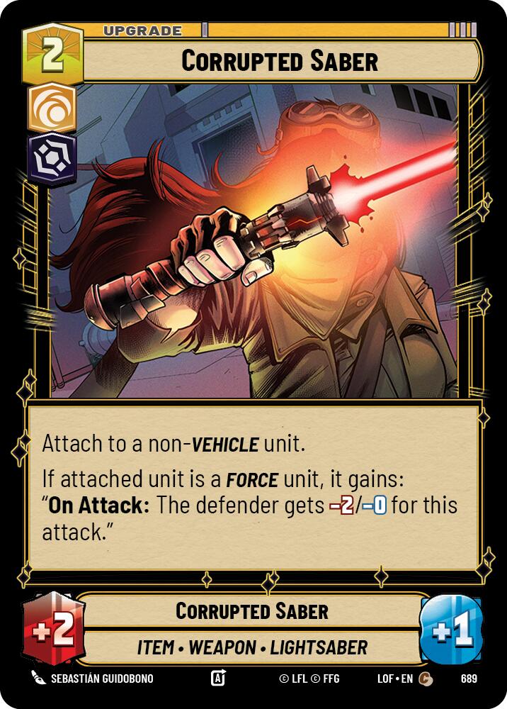 Corrupted Saber (Foil)