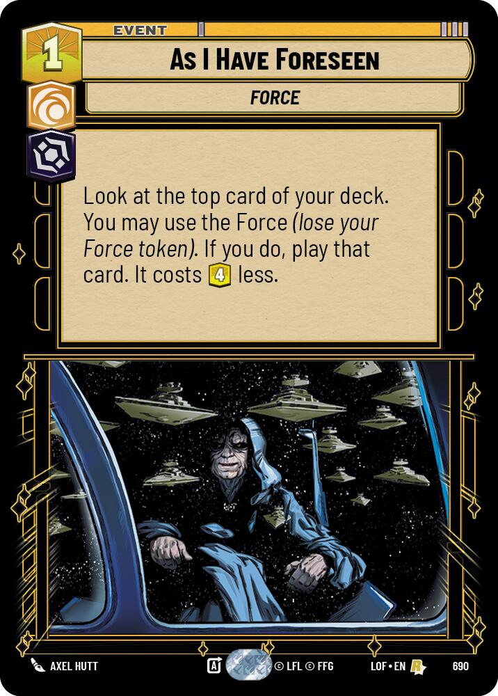 As I Have Foreseen (Foil)
