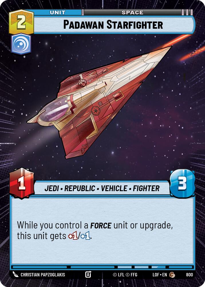 Padawan Starfighter (Hyperspace Foil)