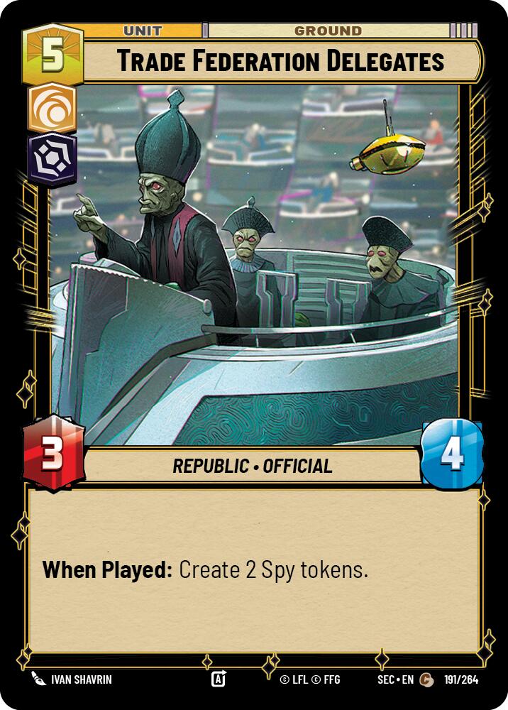 Trade Federation Delegates