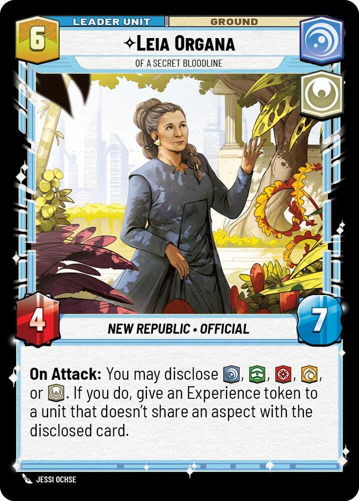 Leia Organa - Of A Secret Bloodline (Back)