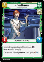 Mon Mothma - Forming a Coalition (Back)