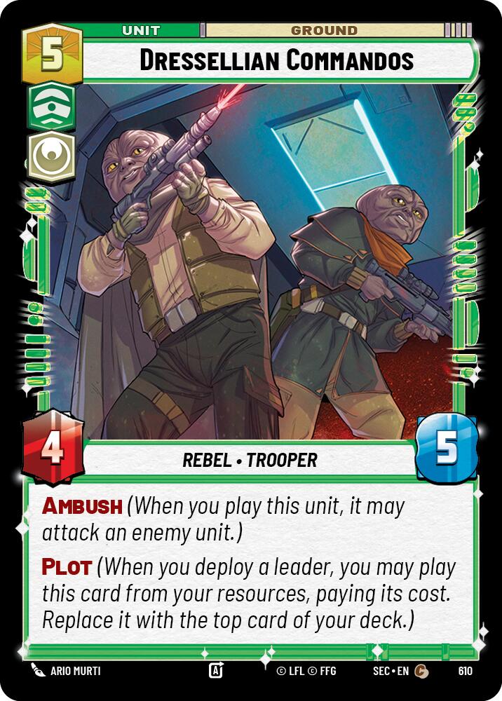 Dressellian Commandos (Foil)