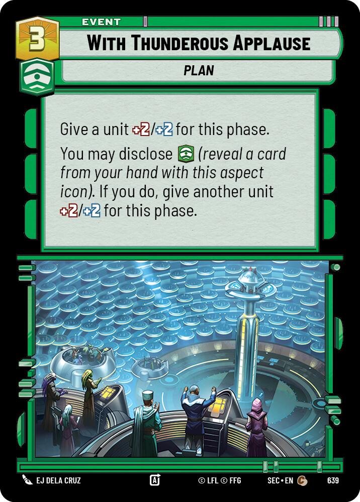 With Thunderous Applause (Foil)