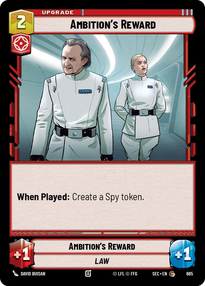 Ambition's Reward (Foil)