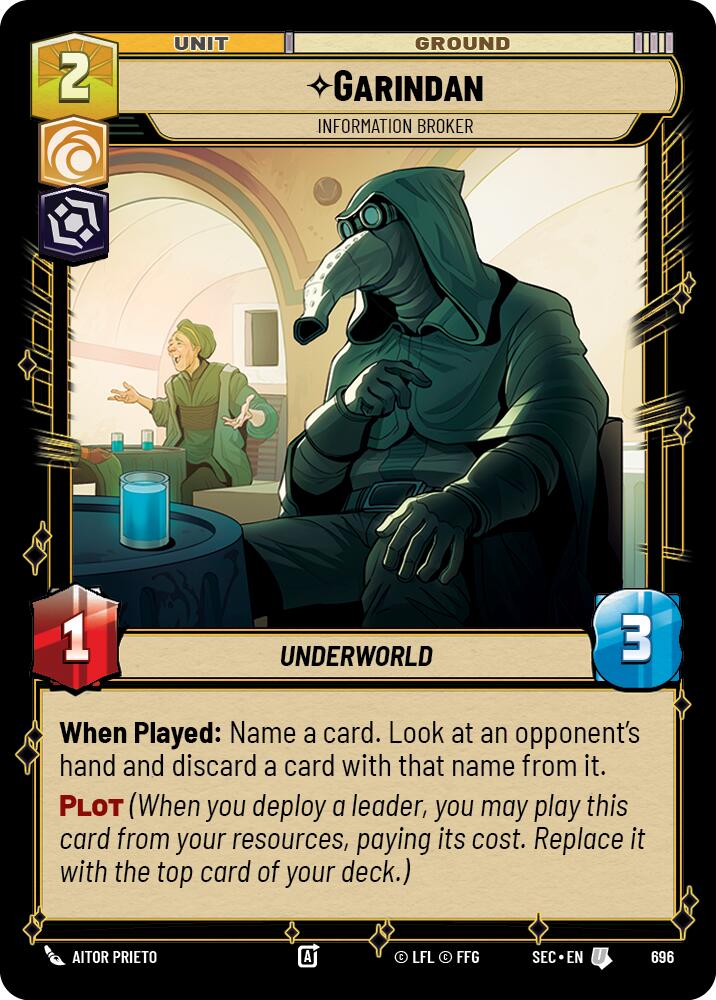 Garindan - Information Broker (Foil)