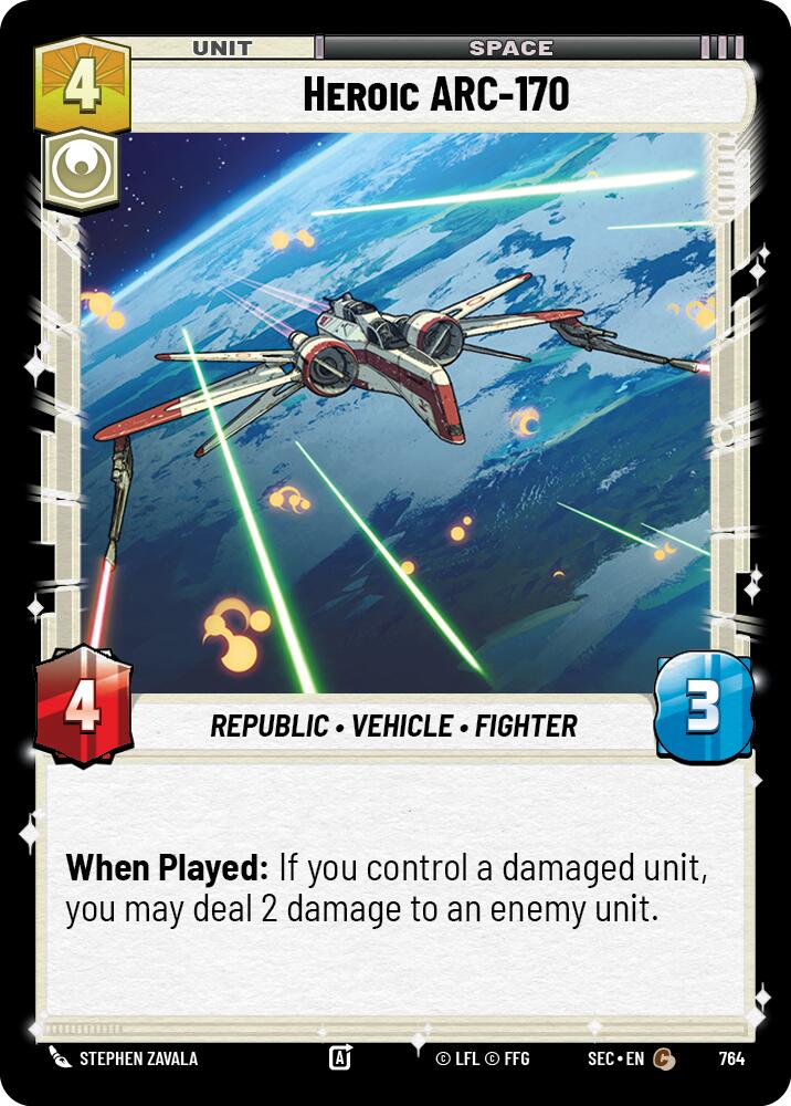 Heroic ARC-170 (Foil)