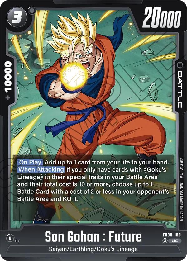 Son Gohan : Future - FB08-108