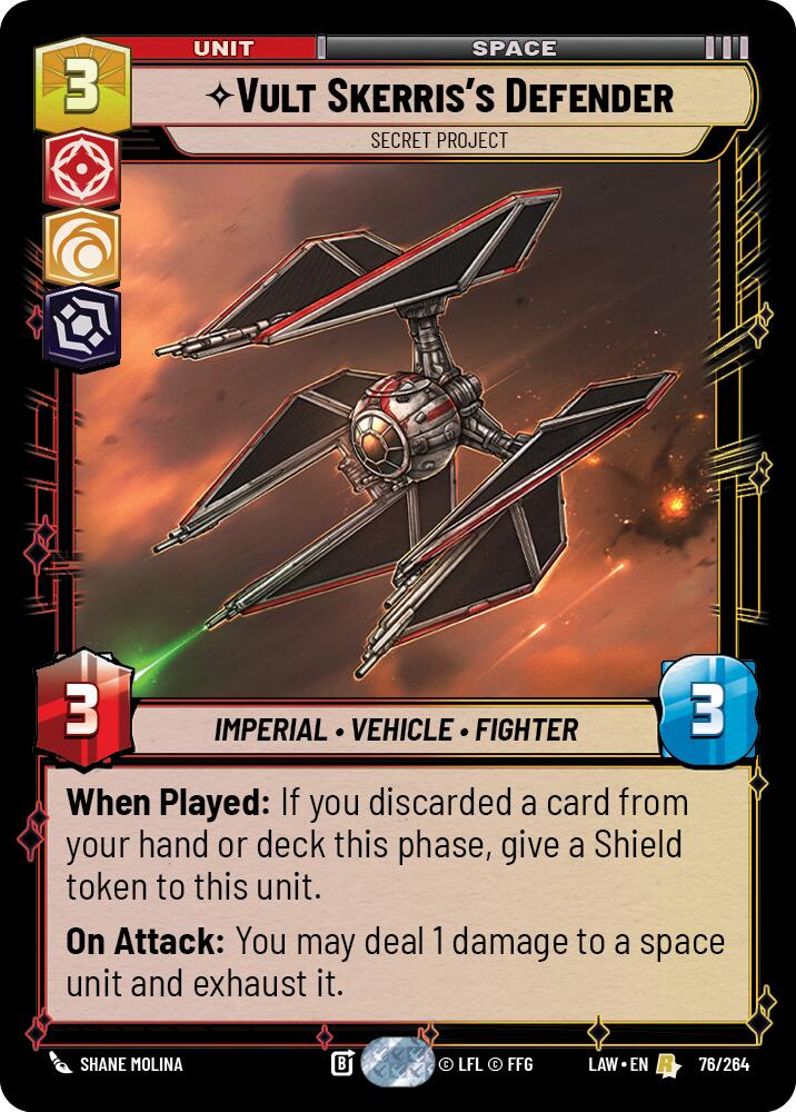 Vult Skerris's Defender - Secret Project