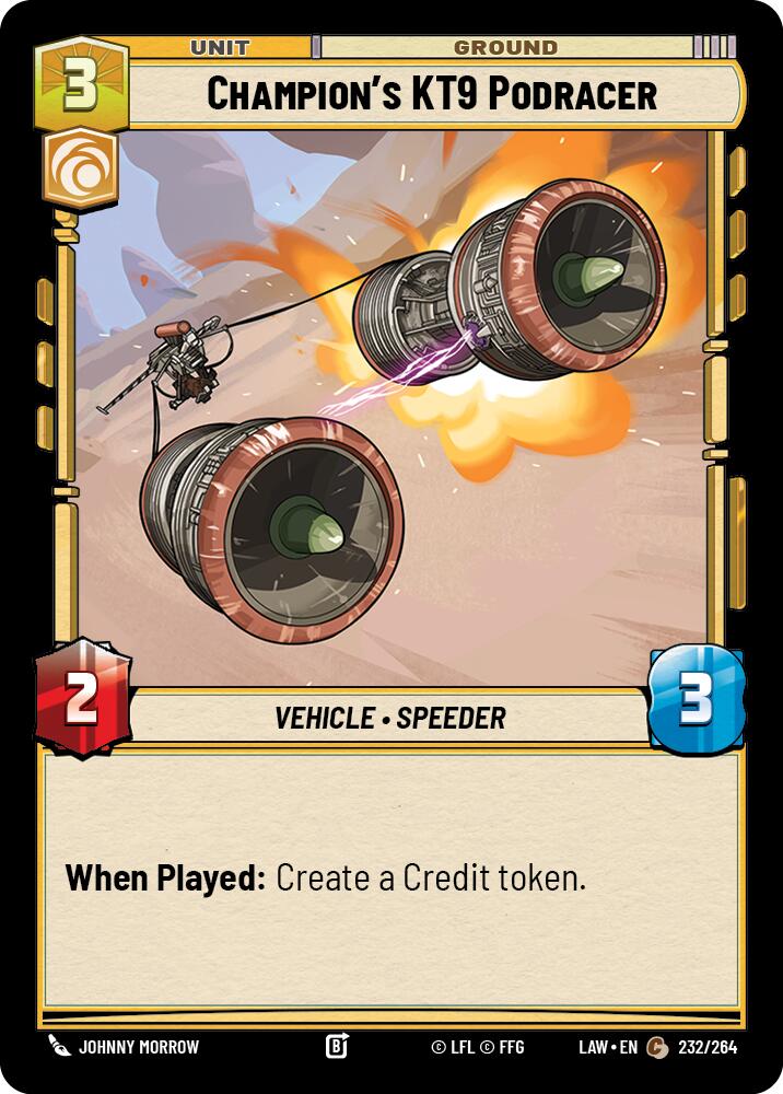 Champion's KT-9 Podracer