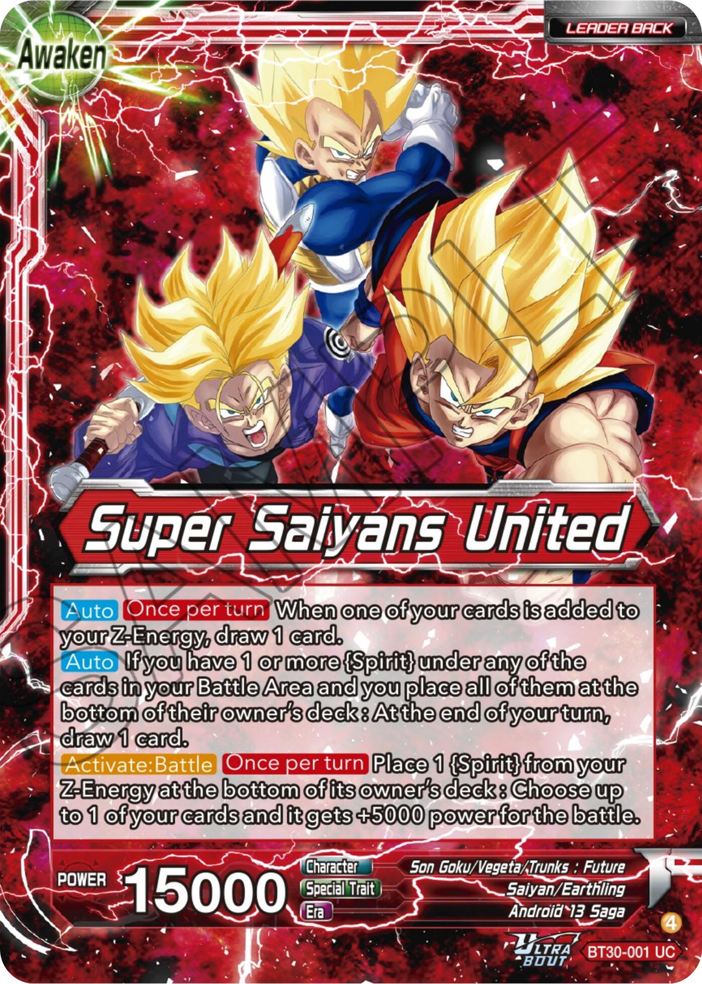 Son Goku, Vegeta, & Trunks // Super Saiyans United