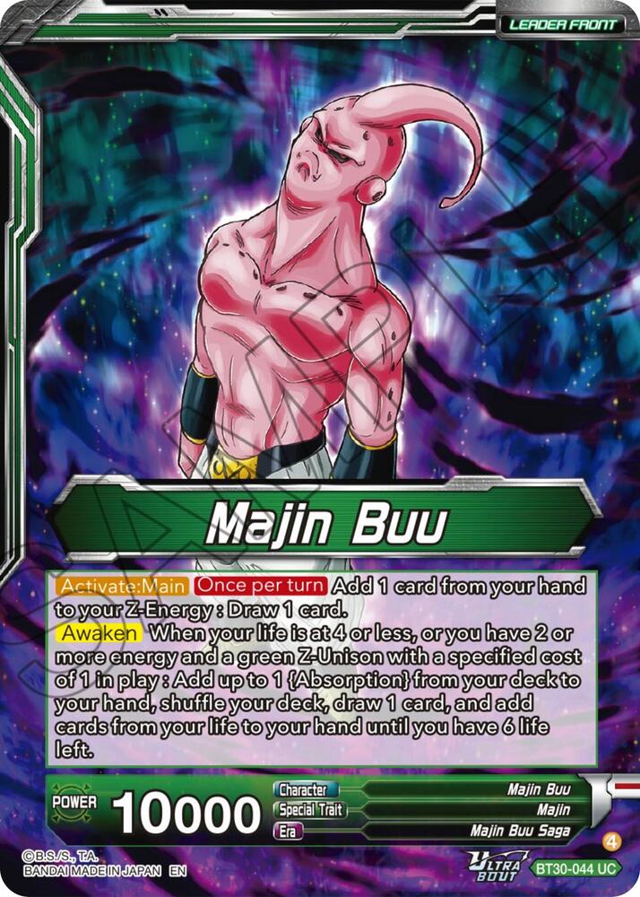 Majin Buu // Majin Buu, Ultimate Majin (Back)