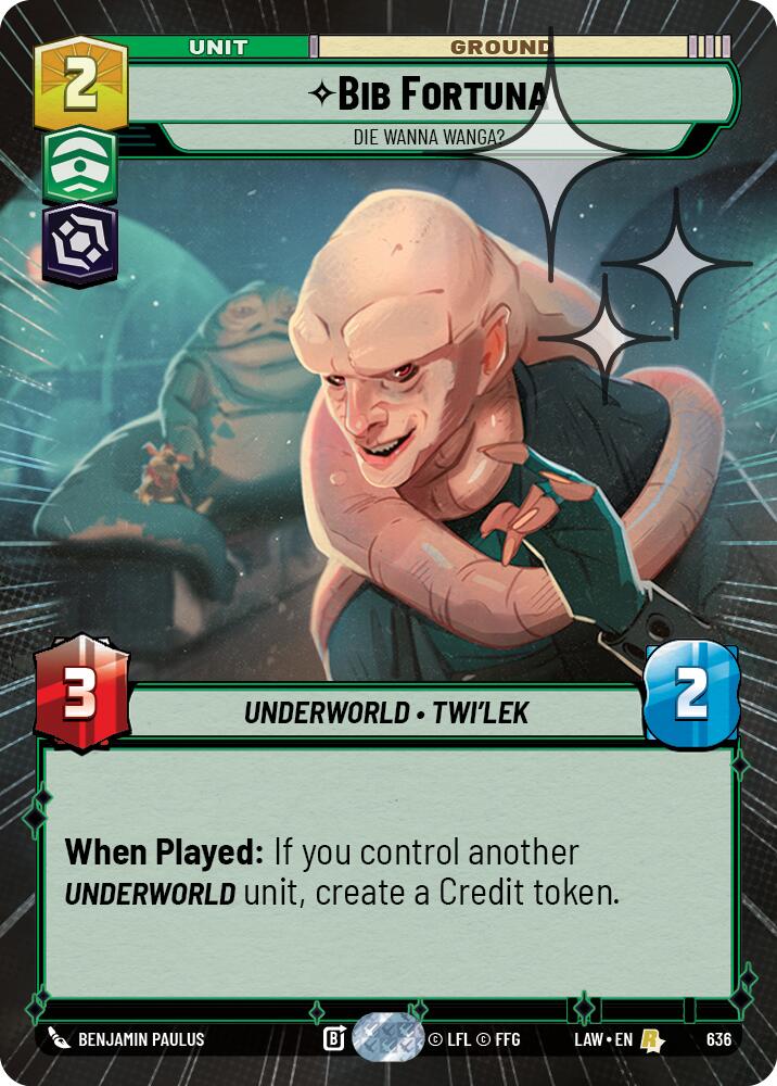 Bib Fortuna - Die Wanna Wanga? (Hyperspace Foil)