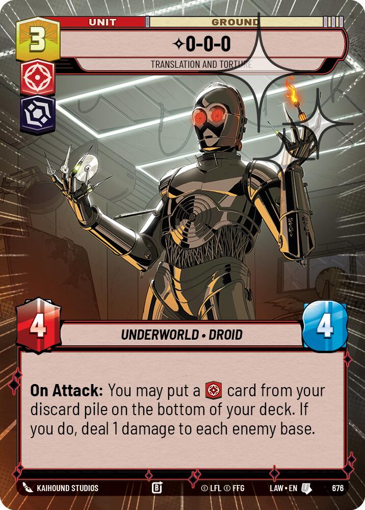 0-0-0 - Translation and Torture (Hyperspace Foil)