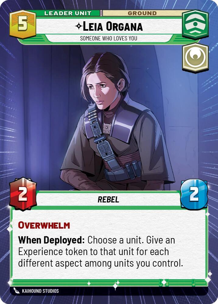 Leia Organa - Someone Who Loves You (Hyperspace) (Back)