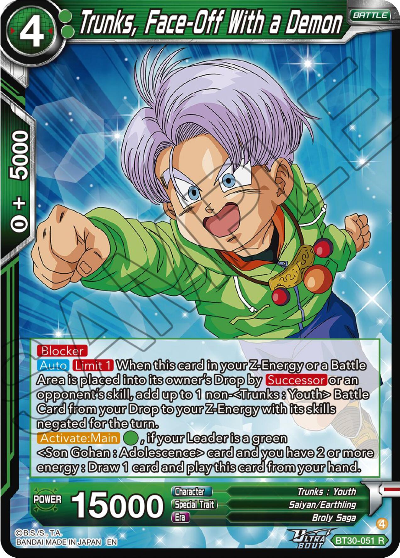 Trunks, Face-Off With a Demon