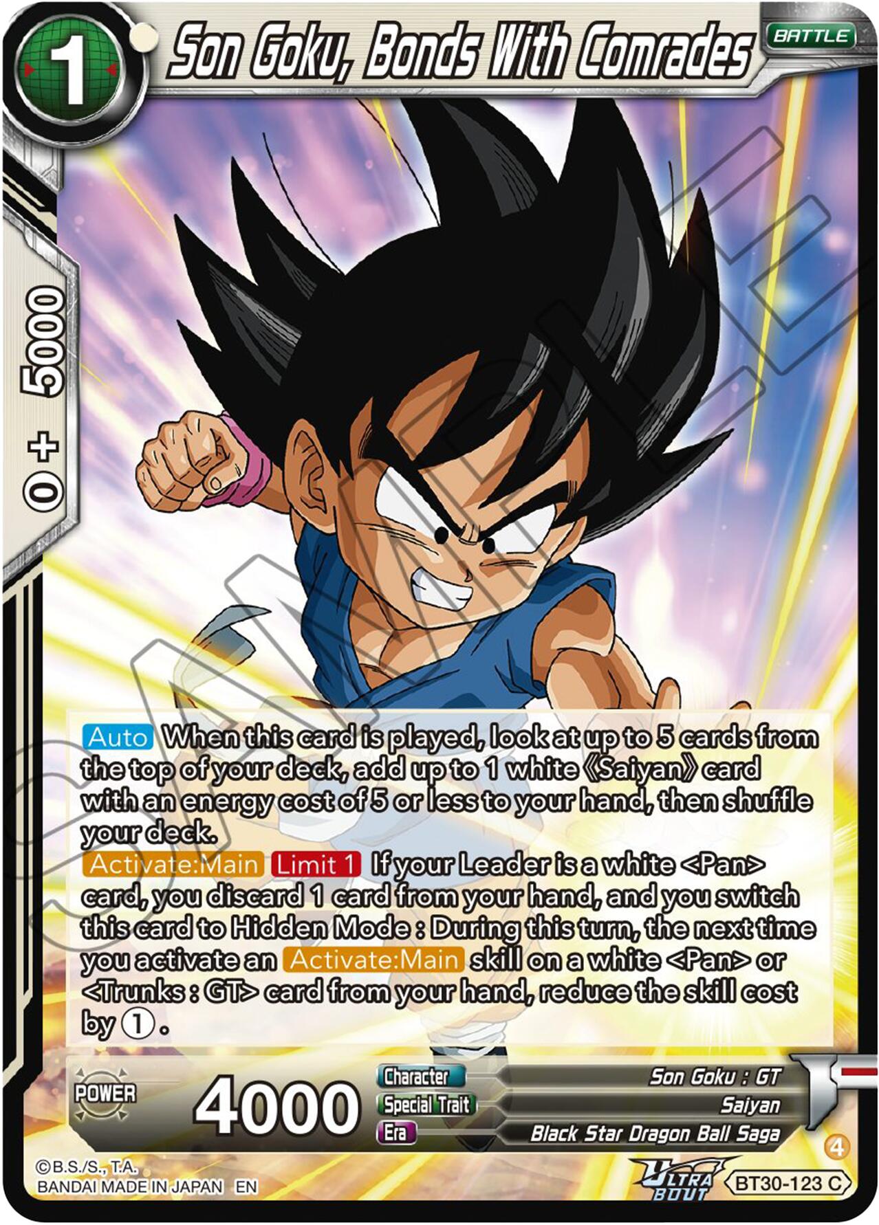 Son Goku, Bonds With Comrades