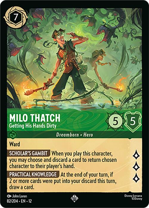 Milo Thatch - Getting His Hands Dirty