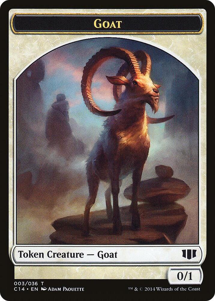 Wurm (033) // Goat Double-sided Token (Back)