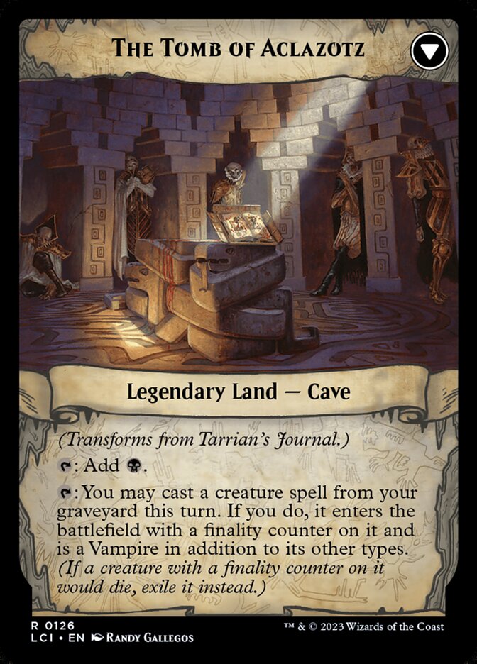 Tarrian's Journal (Back)
