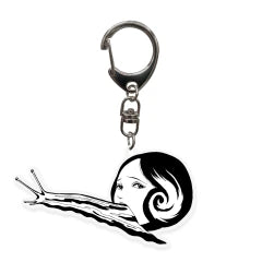 Slug Girl Acrylic Keychain