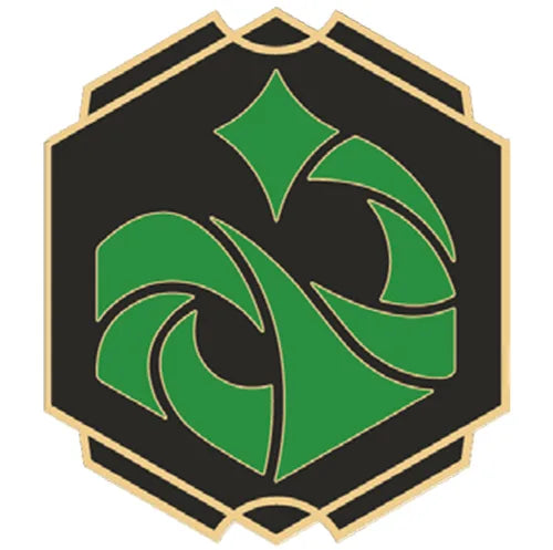 Emerald Ink Symbol Pin