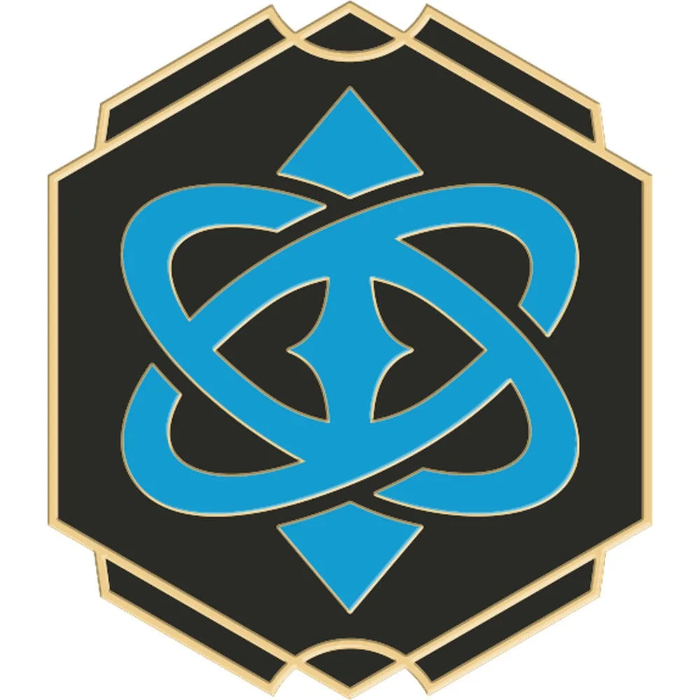 Sapphire Ink Symbol Pin